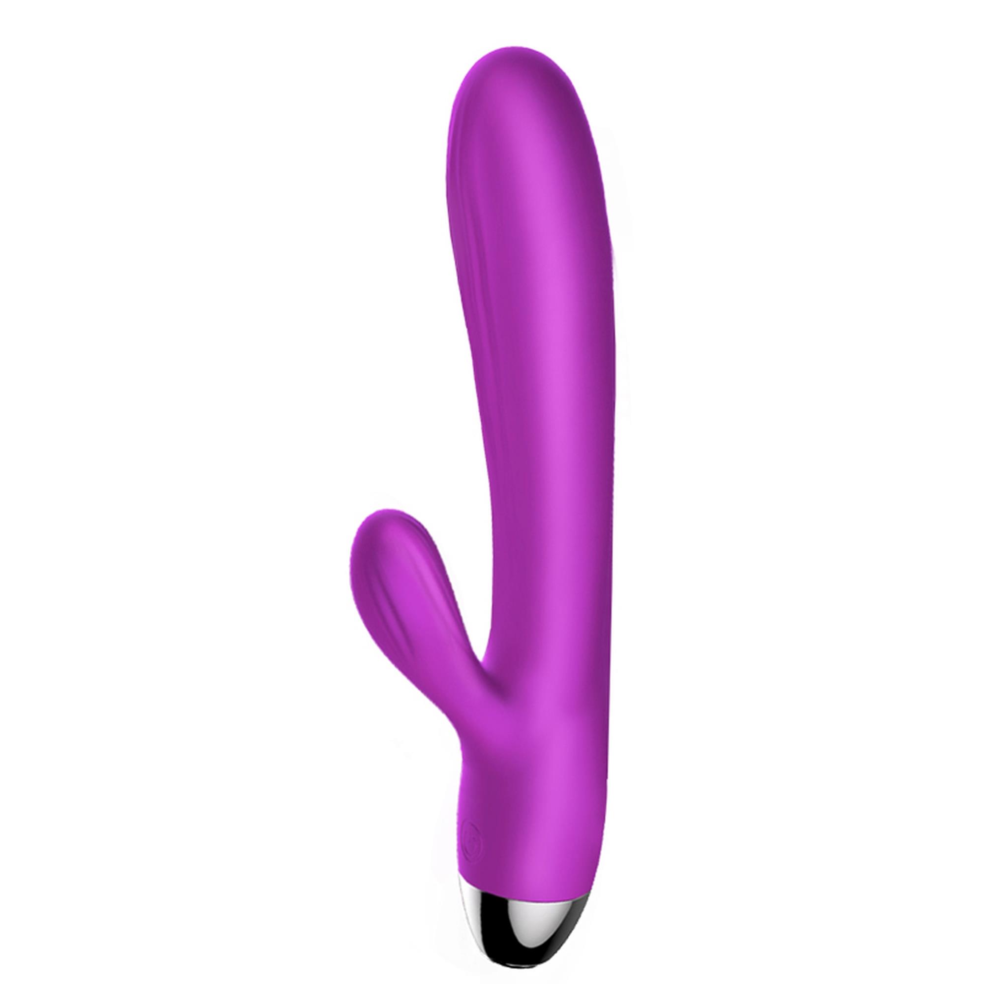 Wibrator króliczek Silicone Vibrator and Pulsator – grzanie, 7+7 — zdjęcie 5