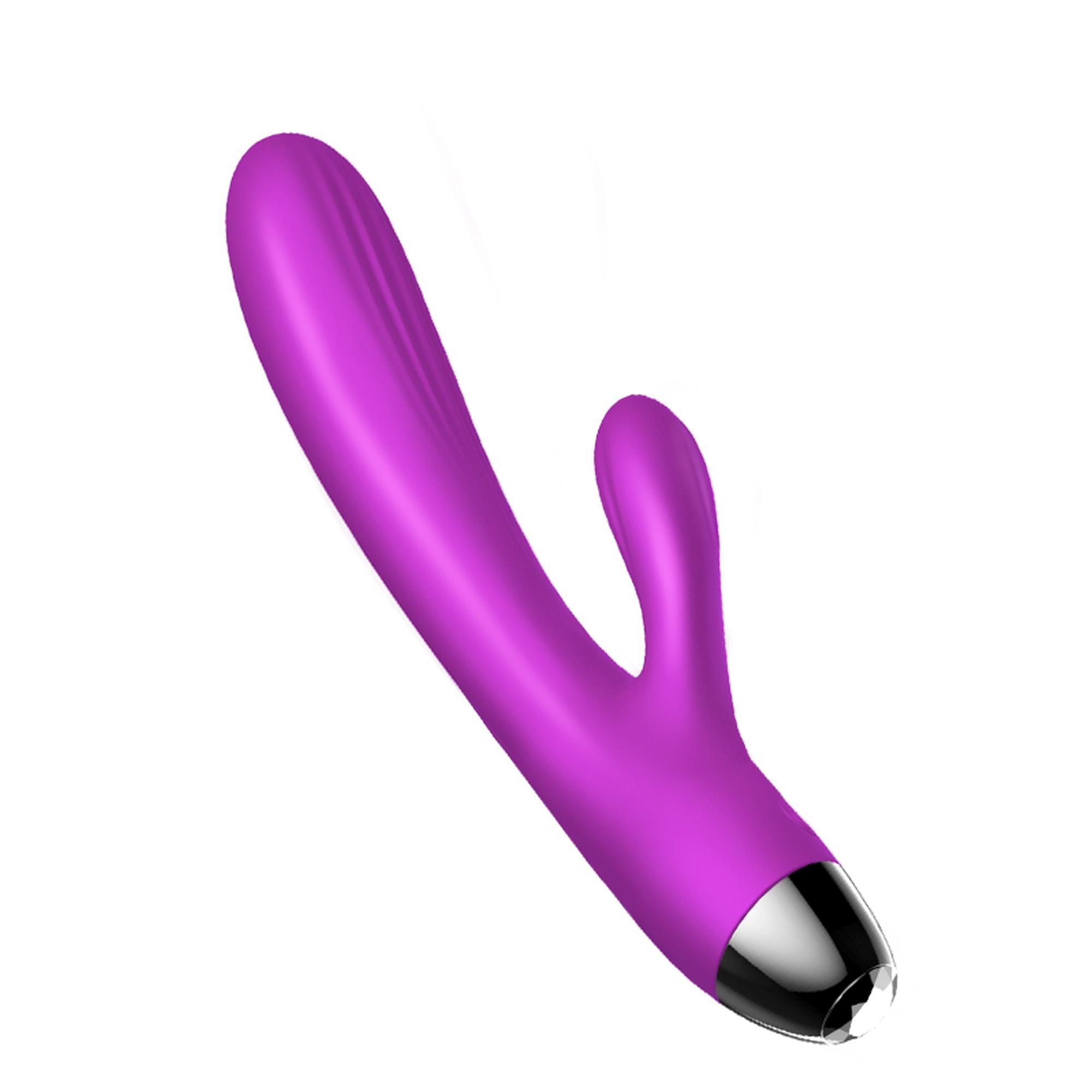 Wibrator króliczek Silicone Vibrator and Pulsator – grzanie, 7+7 — zdjęcie 6