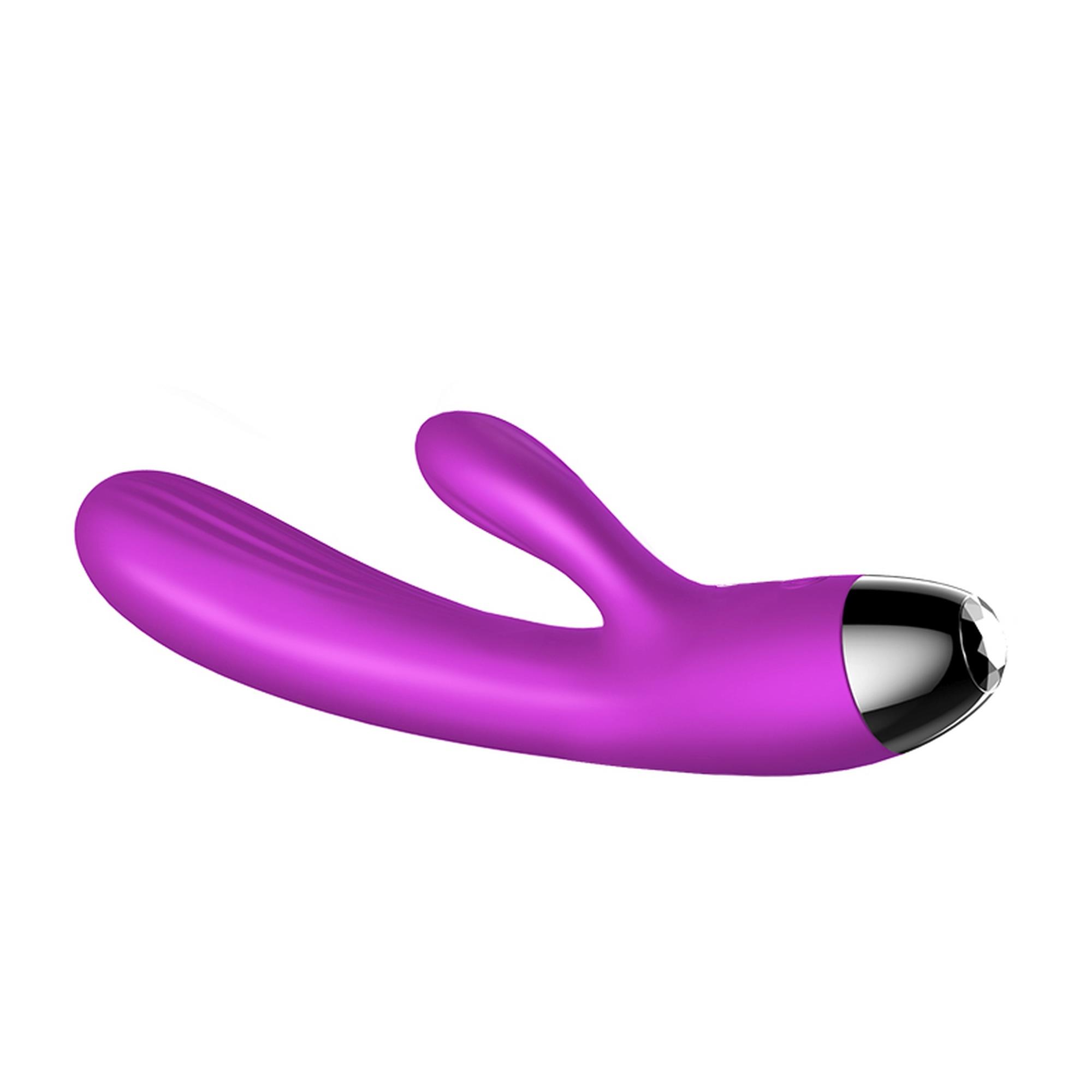 Wibrator króliczek Silicone Vibrator and Pulsator – grzanie, 7+7 — zdjęcie 7