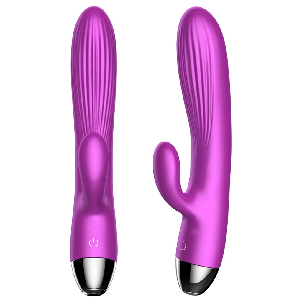 Wibrator króliczek Silicone Vibrator and Pulsator – grzanie, 7+7 — zdjęcie 8