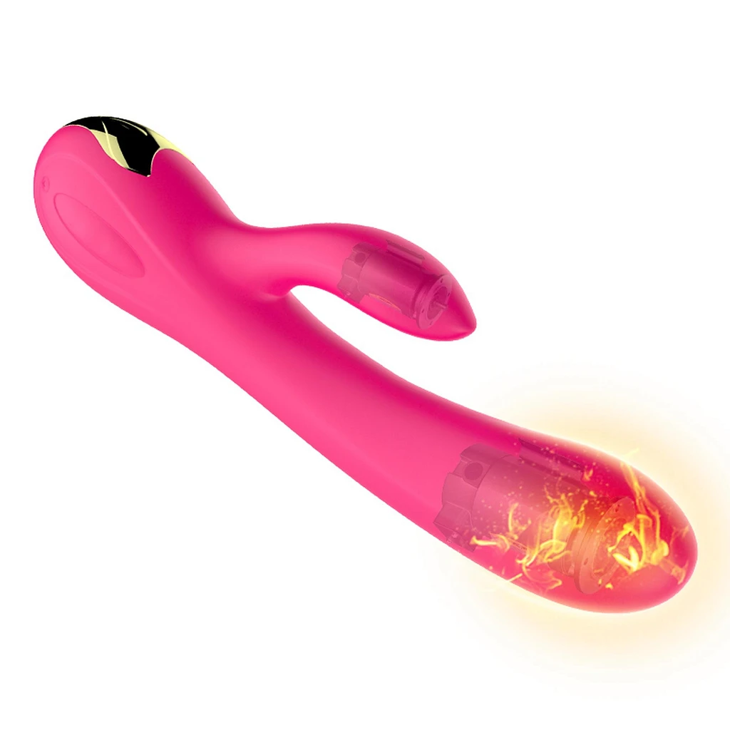 Wibrator króliczek USB 7 funkcji z grzaniem – 20,4 cm — zdjęcie 11
