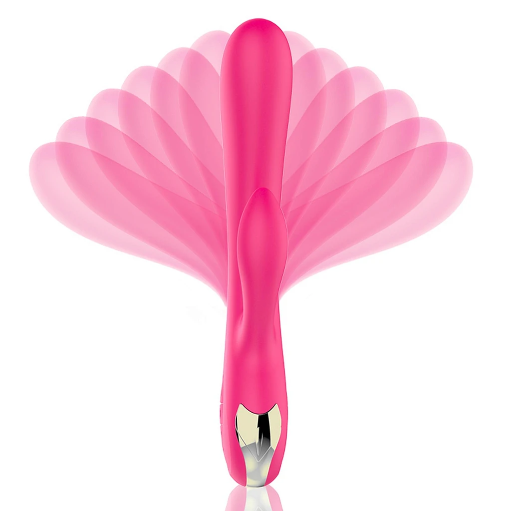 Wibrator króliczek USB 7 funkcji z grzaniem – 20,4 cm — zdjęcie 9