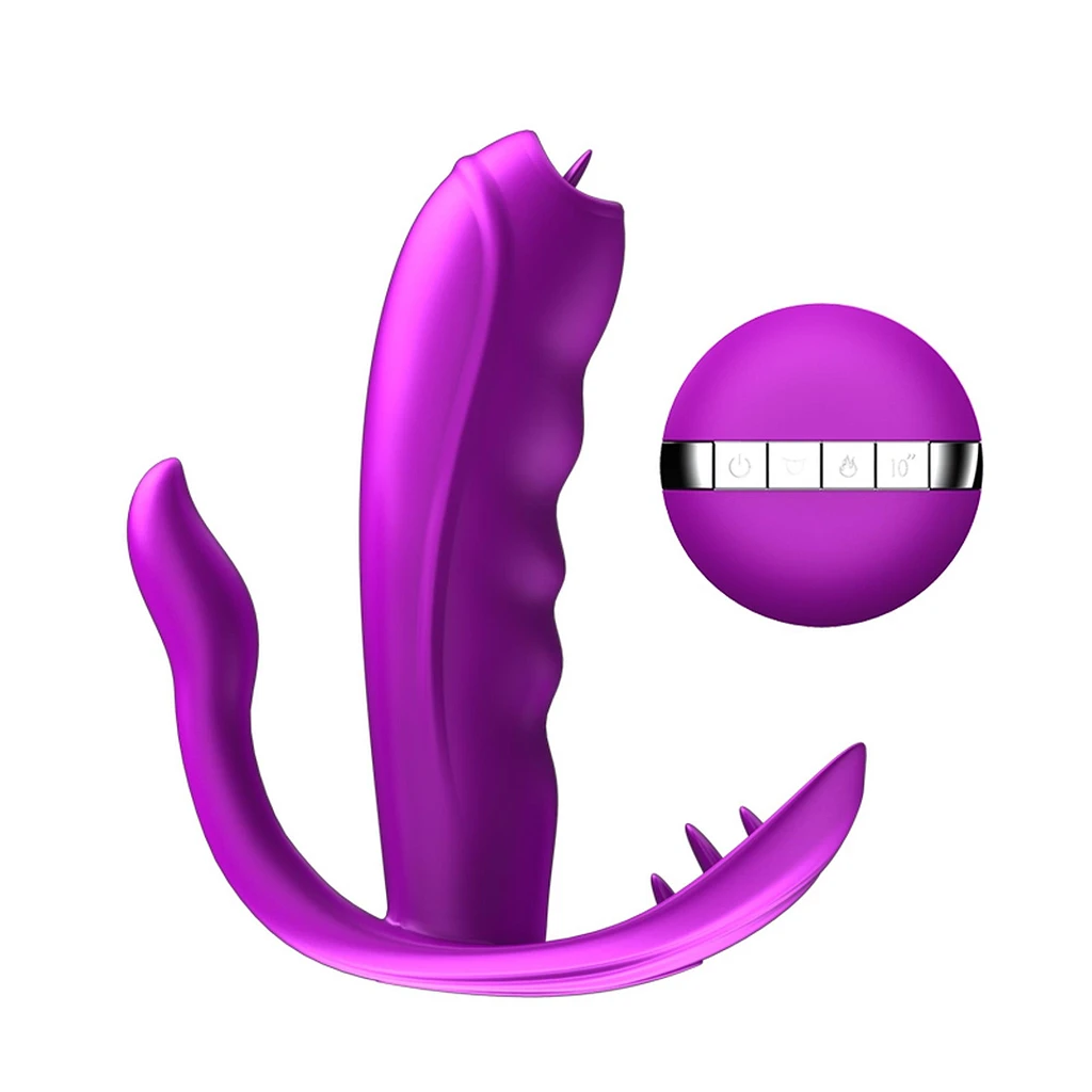 Stymulator panty z ogrzewaniem – 7 trybów, pilot