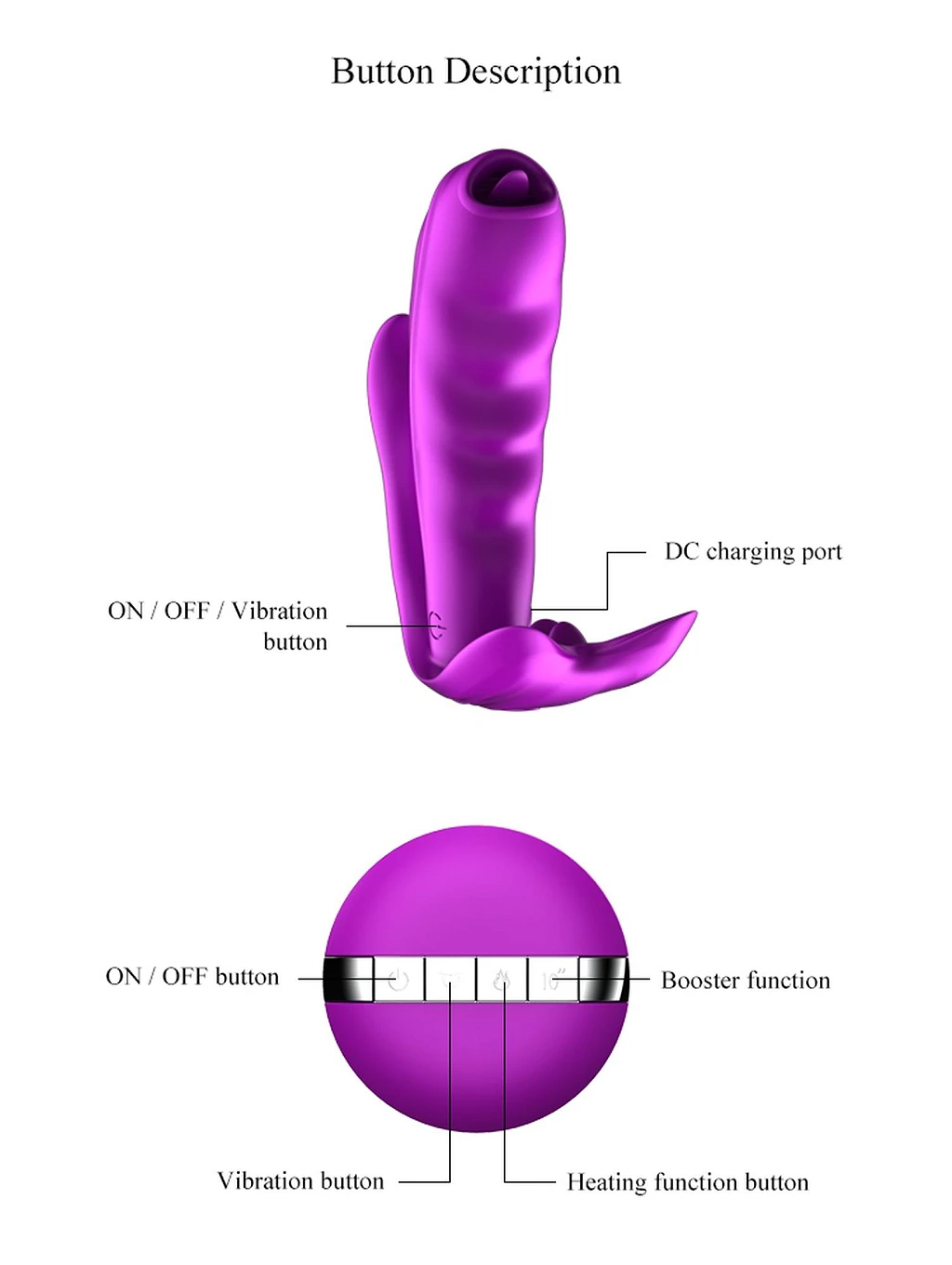 Stymulator panty z ogrzewaniem – 7 trybów, pilot — zdjęcie 12