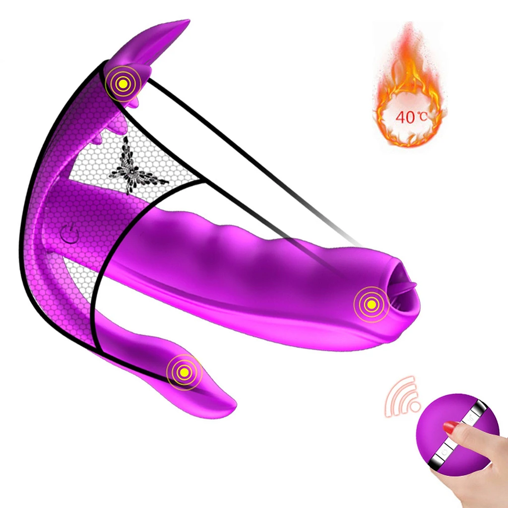 Stymulator panty z ogrzewaniem – 7 trybów, pilot — zdjęcie 3
