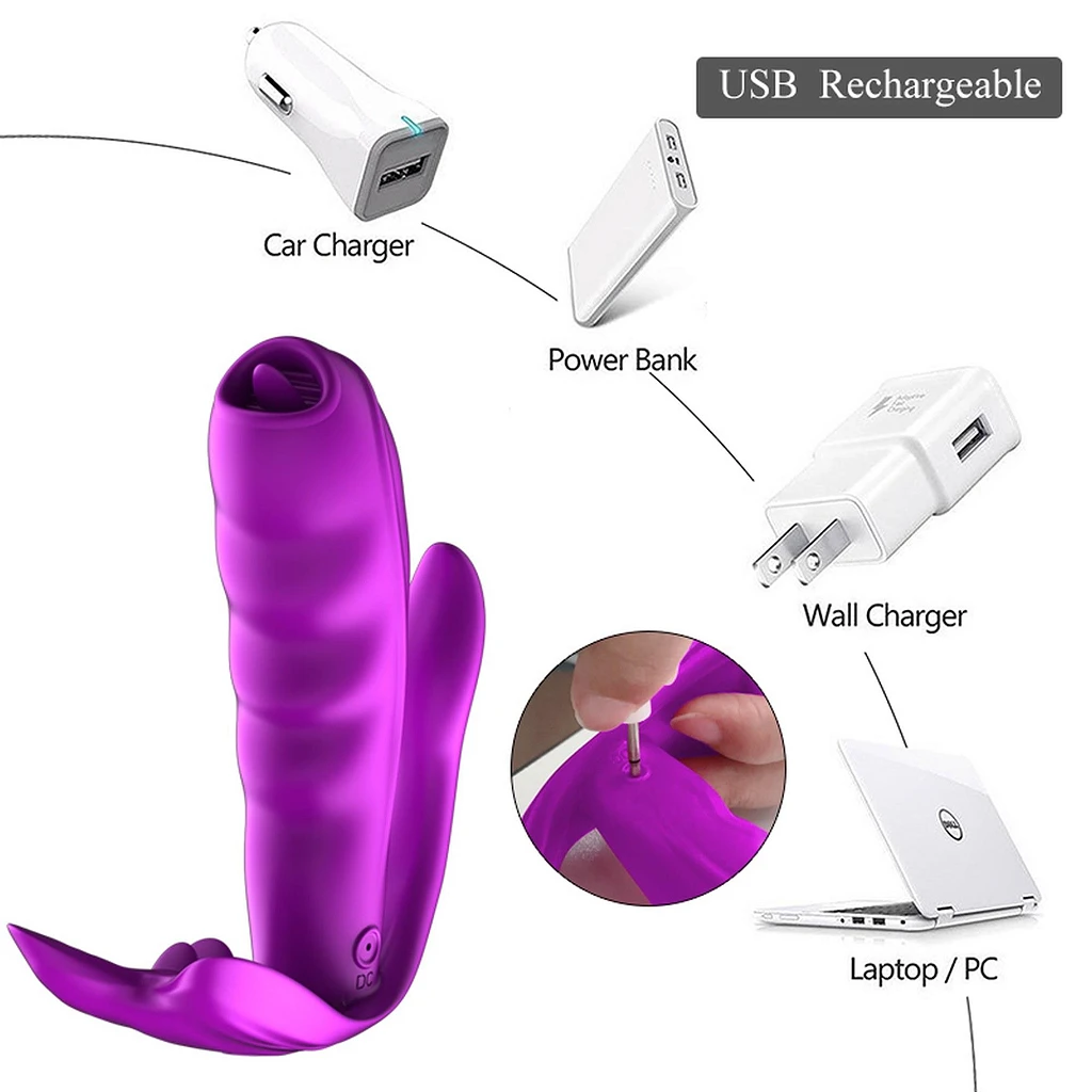 Stymulator panty z ogrzewaniem – 7 trybów, pilot — zdjęcie 5