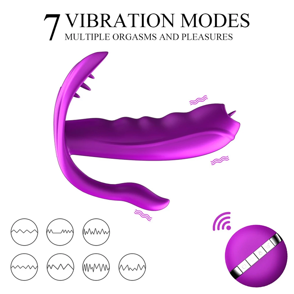 Stymulator panty z ogrzewaniem – 7 trybów, pilot — zdjęcie 8