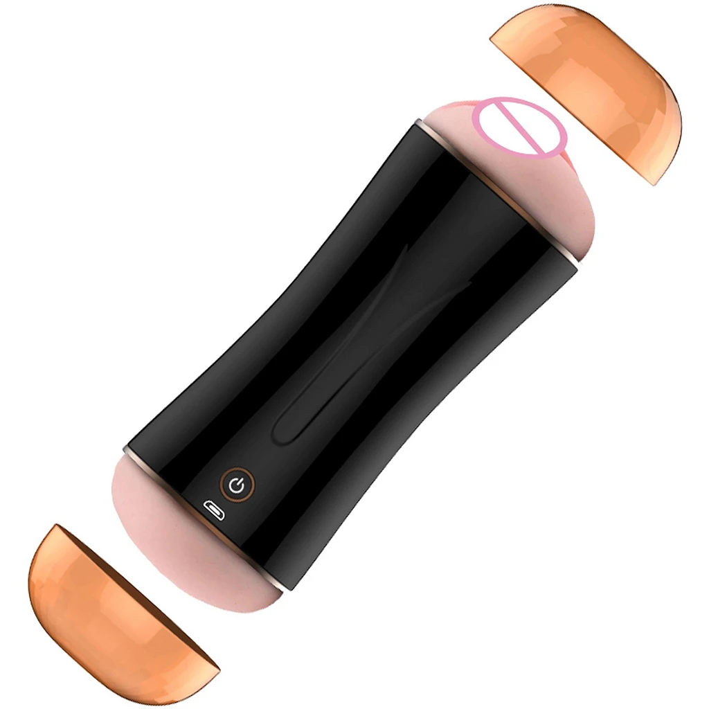 Masturbator B‑Series – dwustronny, wibracje i dźwięk