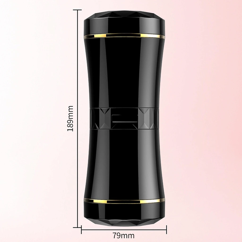 Masturbator Double Ends – usta i wagina, 18 cm — zdjęcie 5