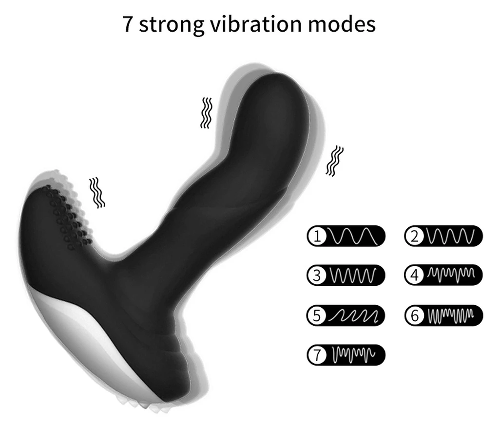 Masażer prostaty 7 trybów - ogrzewanie — zdjęcie 2