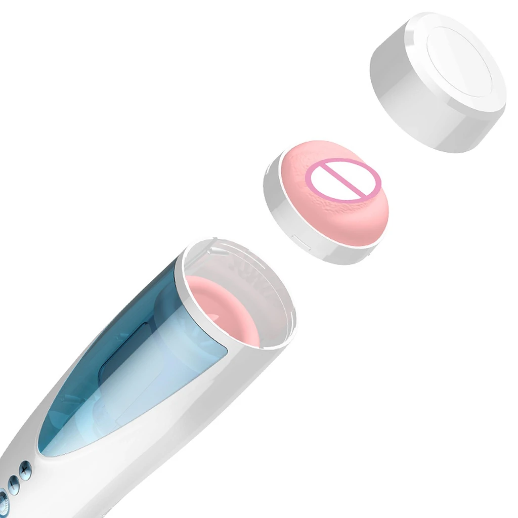 Masturbator Rotating USB 10+10 – ruch góra‑dół, audio — zdjęcie 2