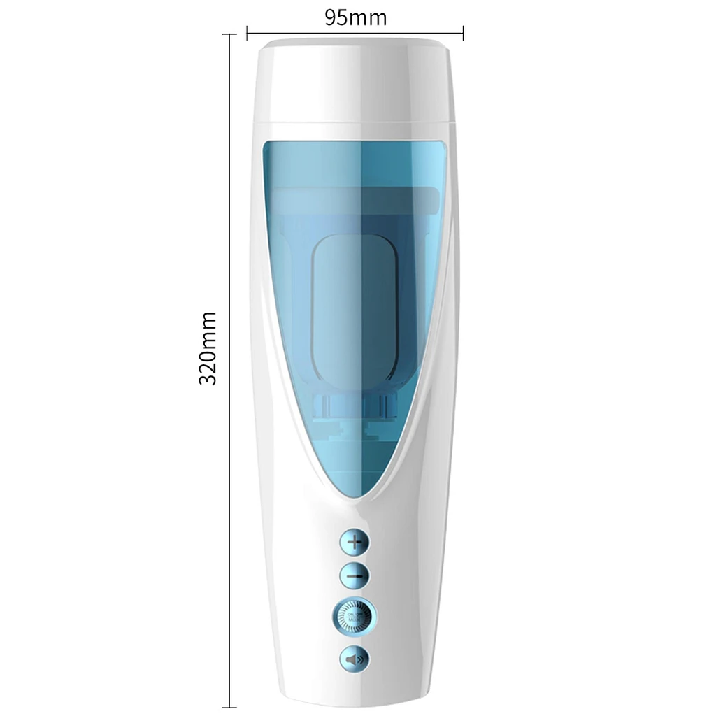 Masturbator Rotating USB 10+10 – ruch góra‑dół, audio — zdjęcie 4