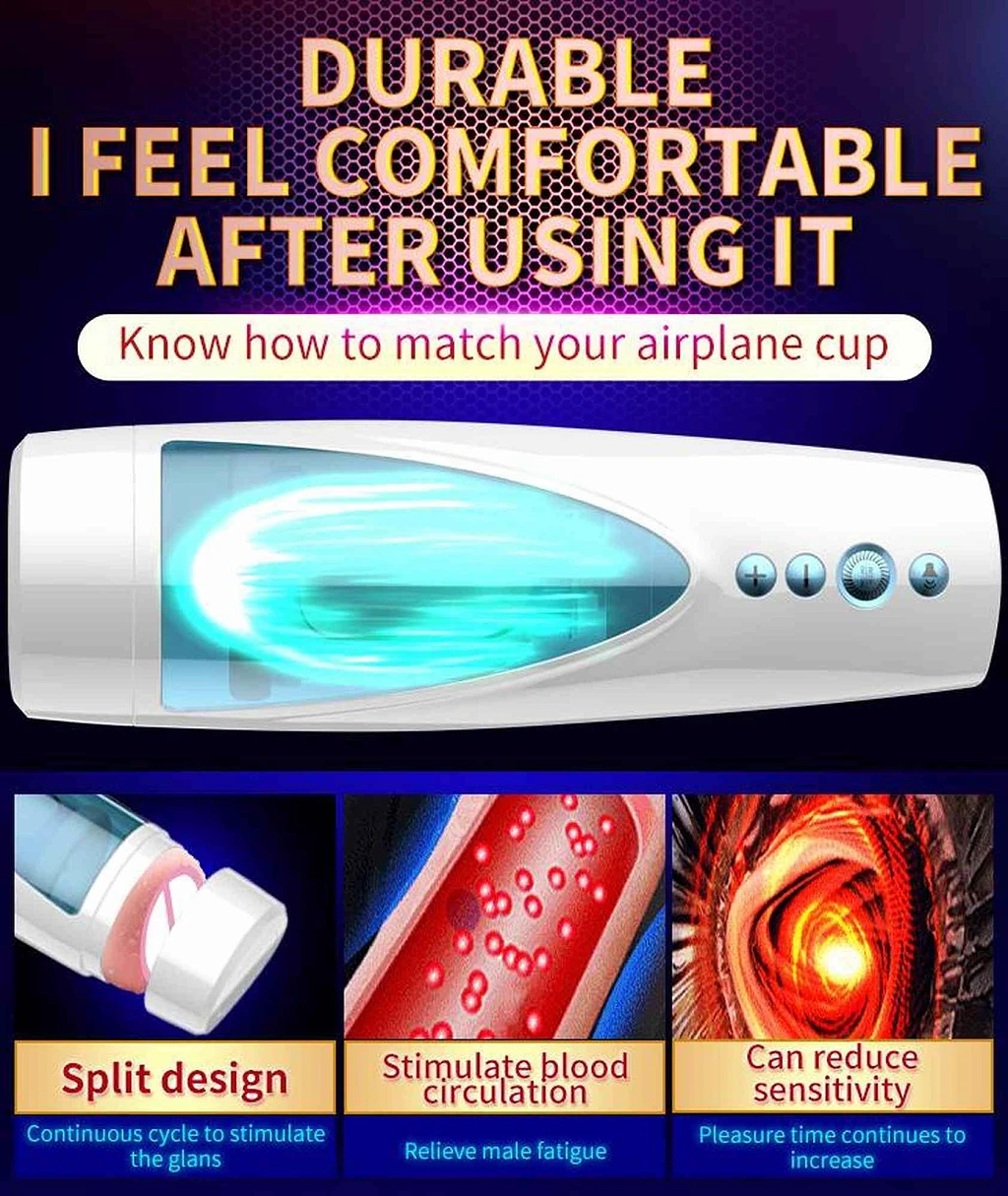 Masturbator Rotating USB 10+10 – ruch góra‑dół, audio — zdjęcie 6