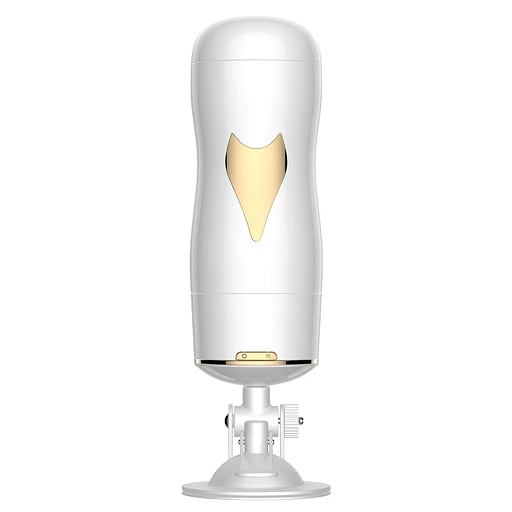 Masażer intymny Masturbator-White - CyberSkin, 2‑stronny