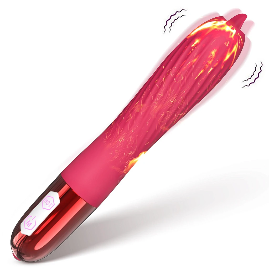 Wibrator Silicone Vibrator USB – 10 trybów i ogrzewanie