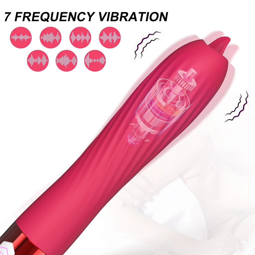 Wibrator Silicone Vibrator USB – 10 trybów i ogrzewanie — zdjęcie 2