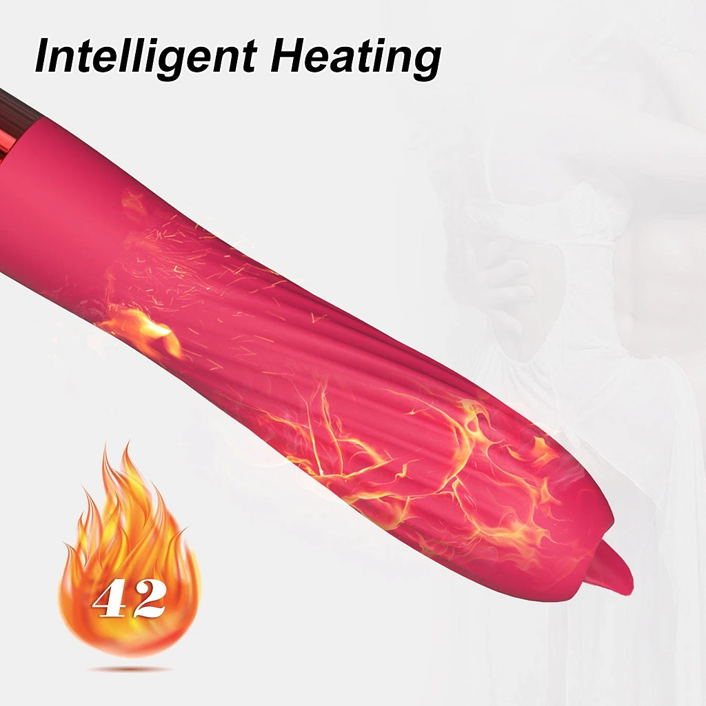 Wibrator Silicone Vibrator USB – 10 trybów i ogrzewanie — zdjęcie 3