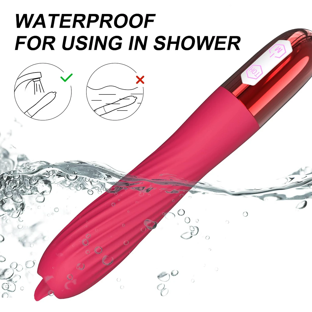 Wibrator Silicone Vibrator USB – 10 trybów i ogrzewanie — zdjęcie 5