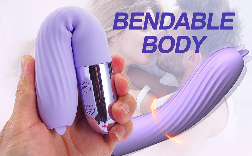 Wibrator USB z ogrzewaniem – 10 trybów, silikon — zdjęcie 8