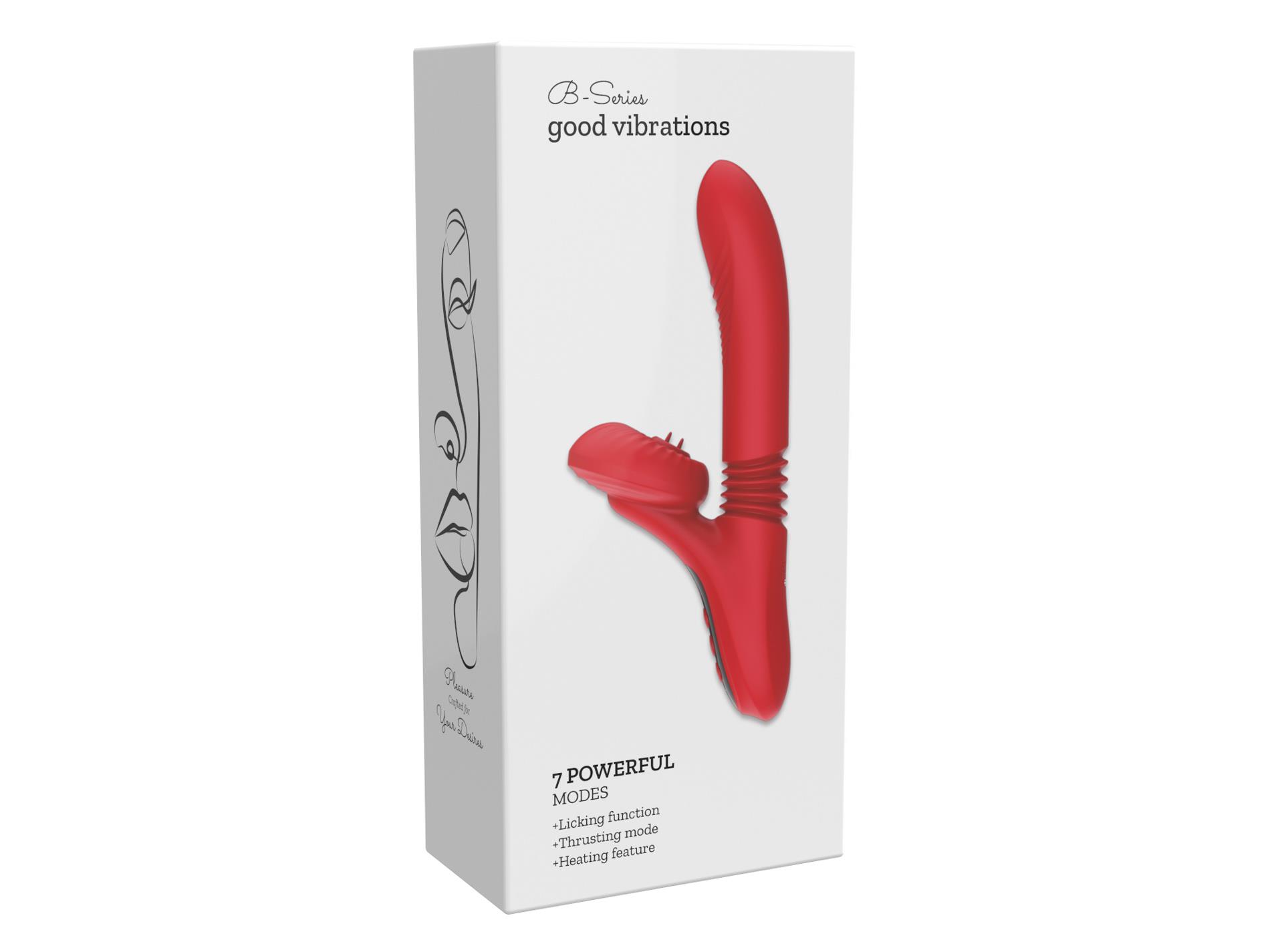 Wibrator króliczek Licking & Thrusting – 7 trybów, podgrzewanie — zdjęcie 8