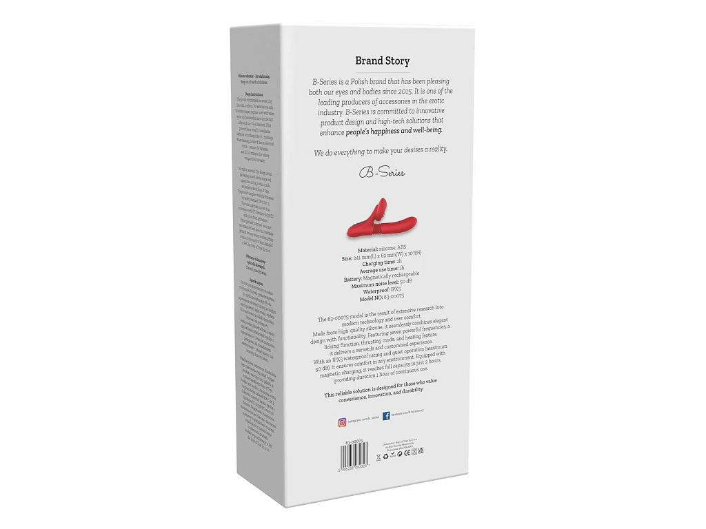 Wibrator króliczek Licking & Thrusting – 7 trybów, podgrzewanie — zdjęcie 7