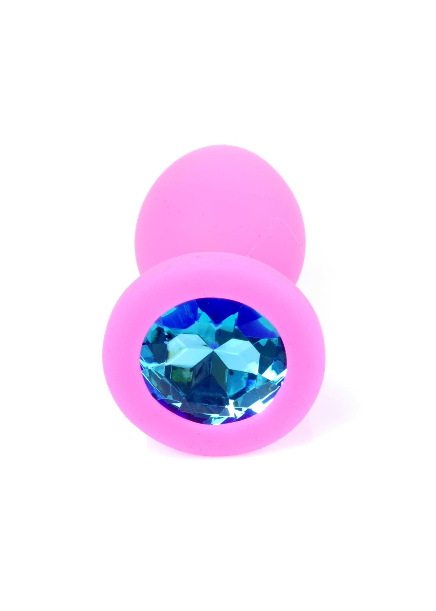 Korek analny Plug Jewellery - silikon, mały — zdjęcie 4