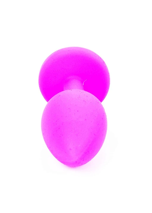 Korek analny Plug Jewellery - silikon, mały — zdjęcie 6