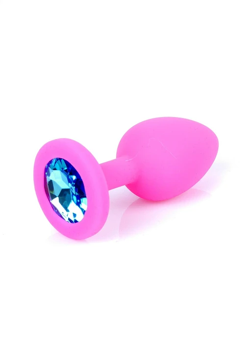 Korek analny Plug Jewellery - silikon, mały