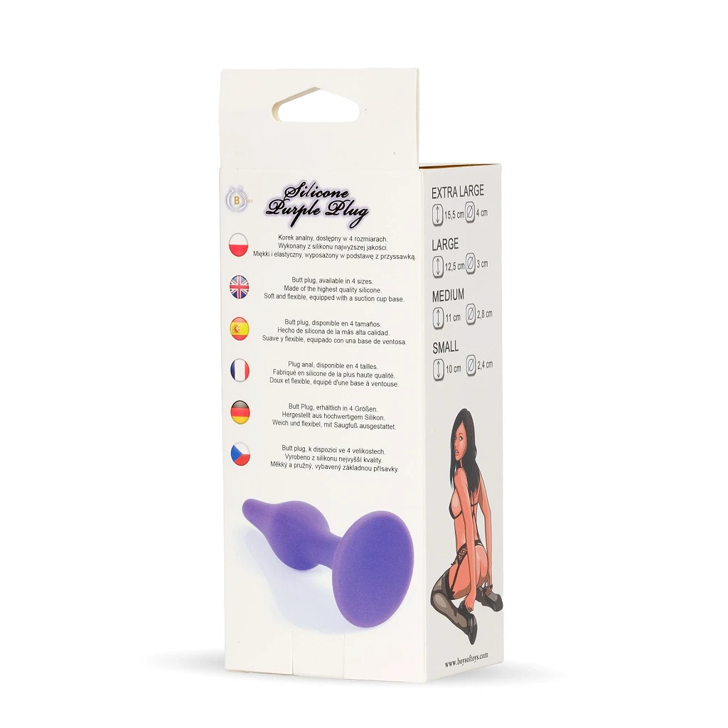 Plug analny Medium - silikon medyczny — zdjęcie 5