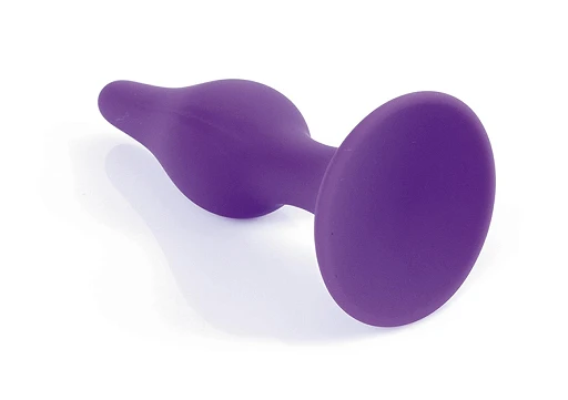 Plug analny silikonowy Large - przyssawka, 12,5 cm
