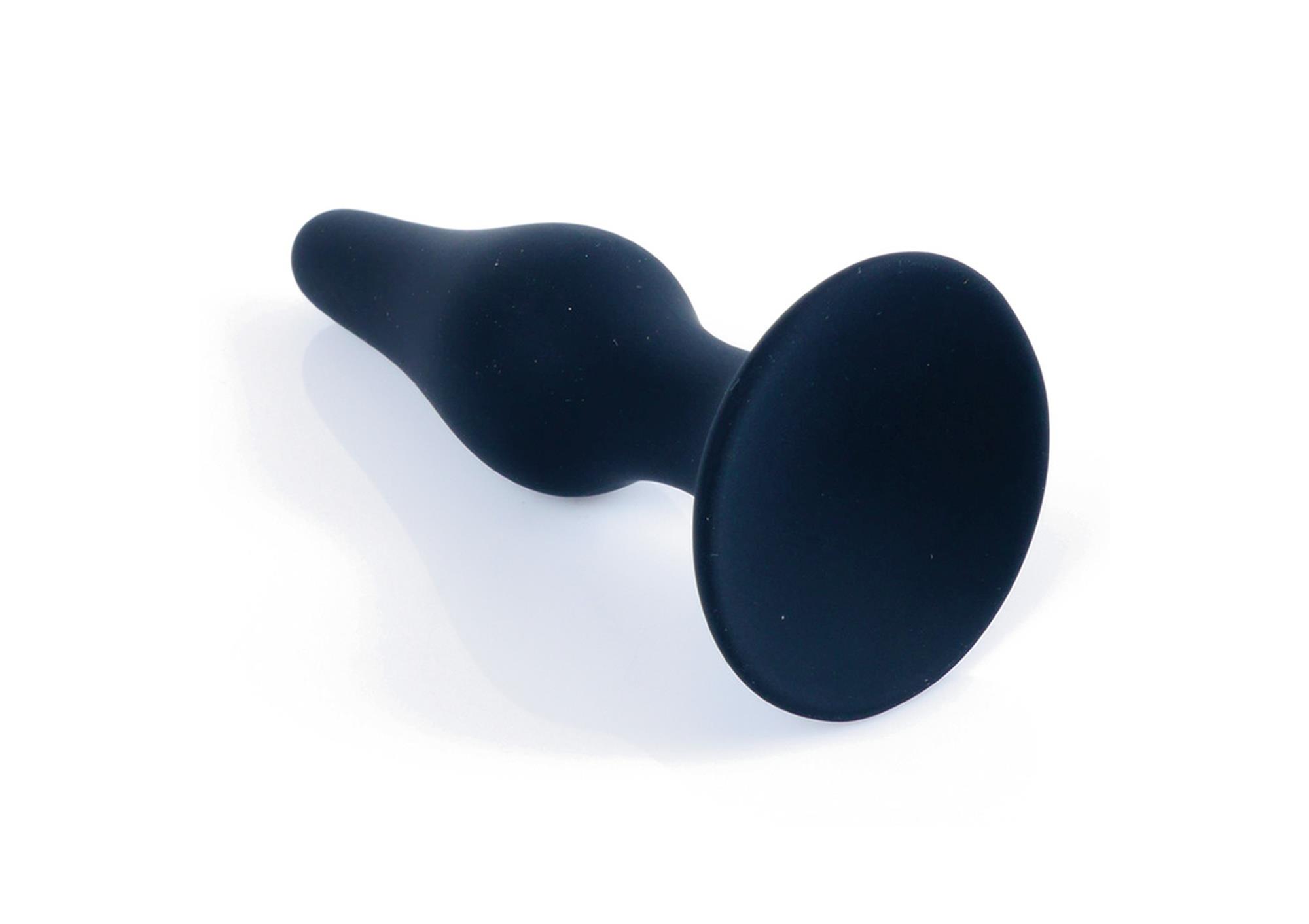 Plug analny Small - silikon, przyssawka — zdjęcie 1
