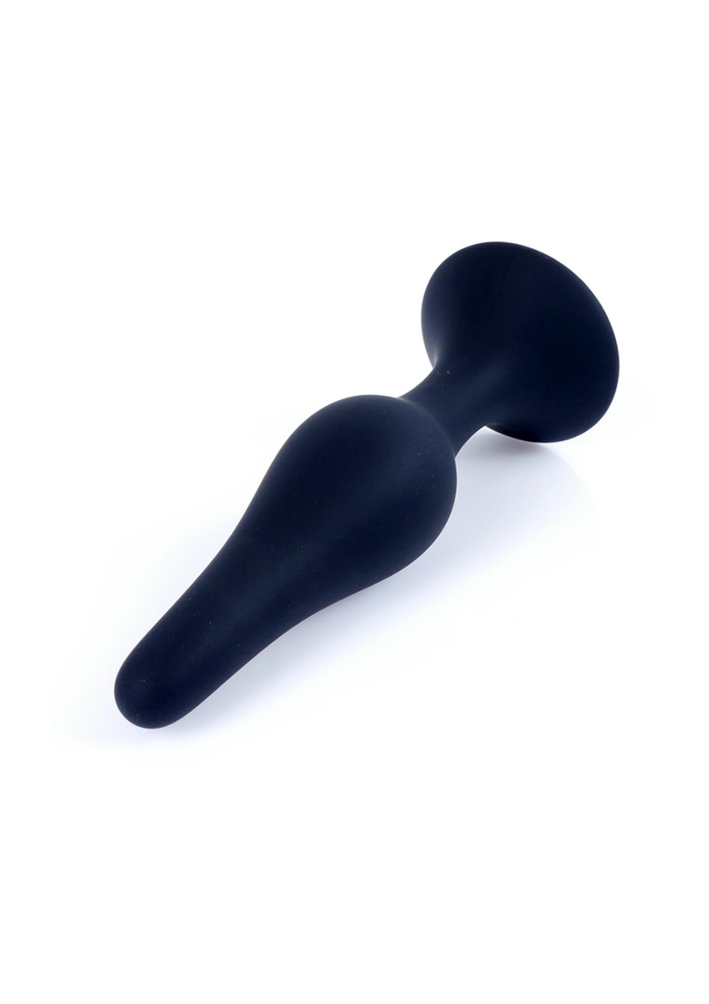 Plug analny Medium - silikon, przyssawka — zdjęcie 2