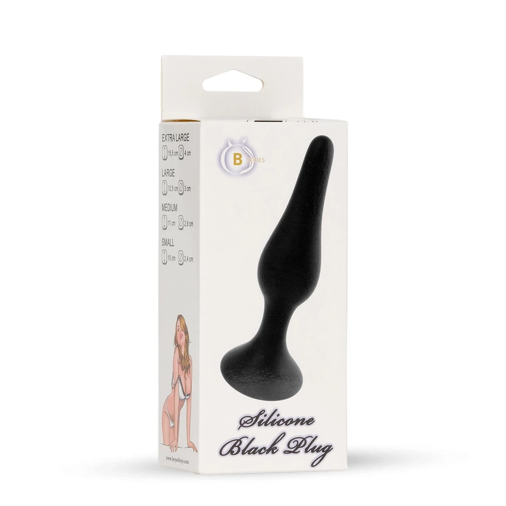 Plug analny Medium - silikon, przyssawka — zdjęcie 4