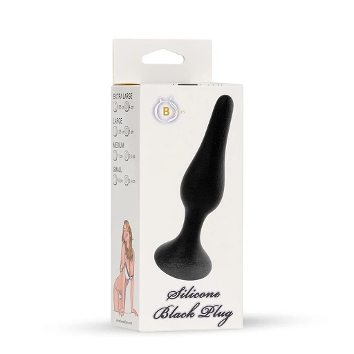 Plug analny Medium - silikon, przyssawka — zdjęcie 4