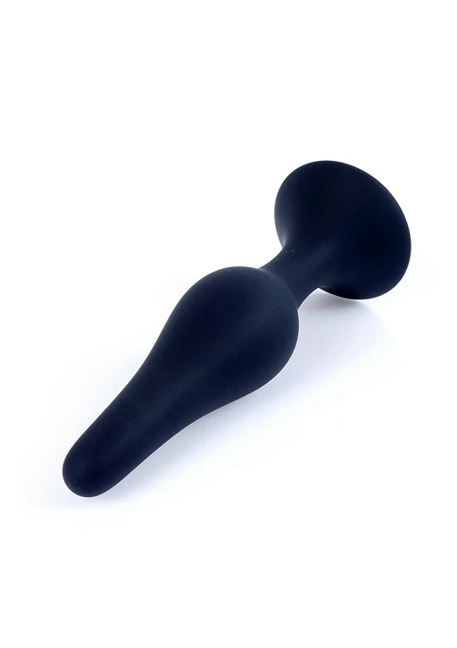 Korek analny Plug Black  - silikon, duży — zdjęcie 2