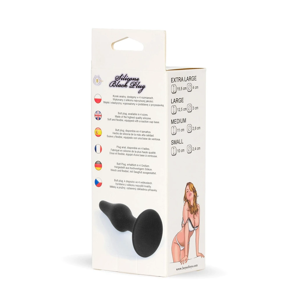 Korek analny Extra Large - silikon — zdjęcie 6
