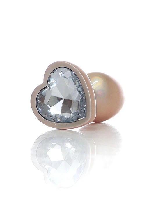 Korek biżuteryjny Pearl Gold S - stal nierdzewna