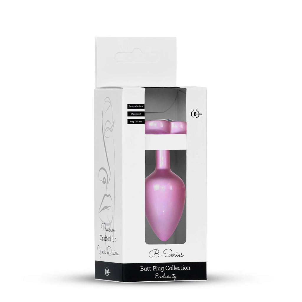 Korek biżuteryjny Pearl Pink Heart S - stal nierdzewna — zdjęcie 5