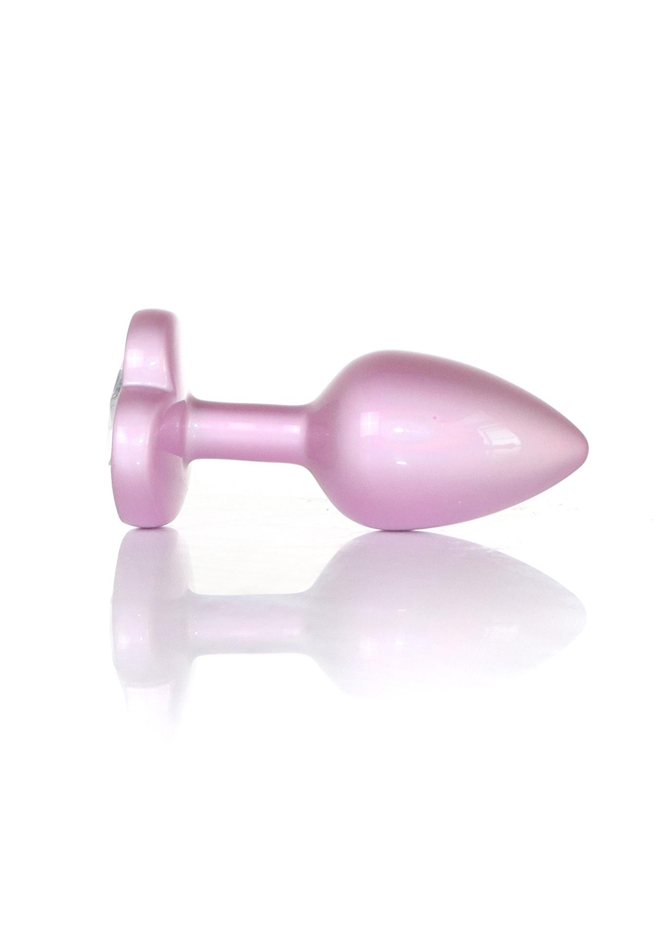 Korek biżuteryjny Pearl Pink Heart S - stal nierdzewna — zdjęcie 2