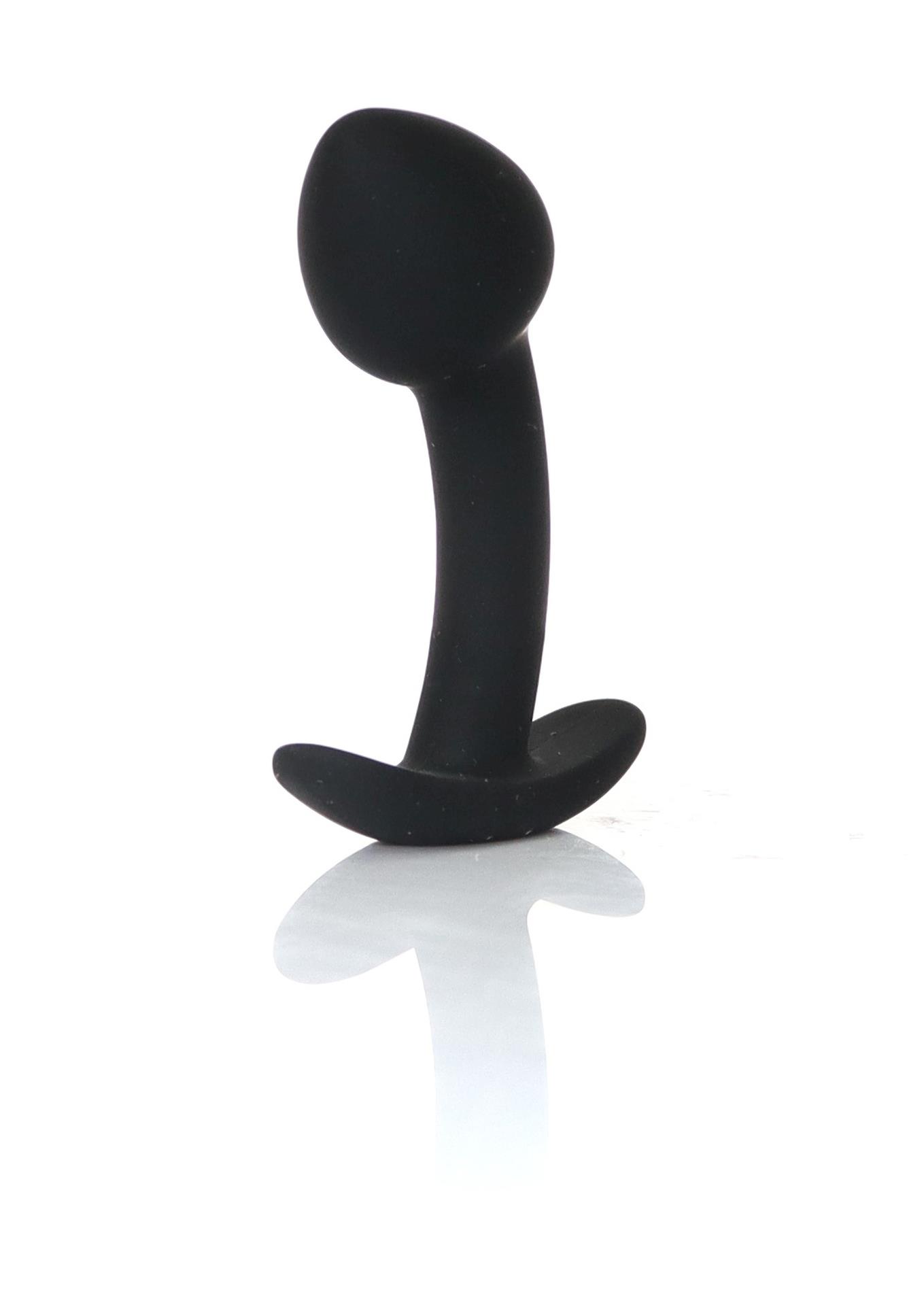 Korek analny Silicone Curved S - anatomiczny kształt — zdjęcie 1