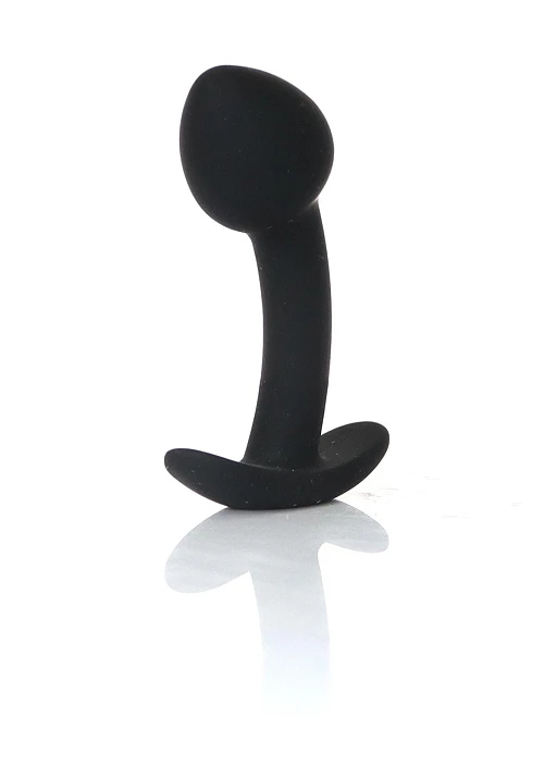 Korek analny Silicone Curved S - anatomiczny kształt