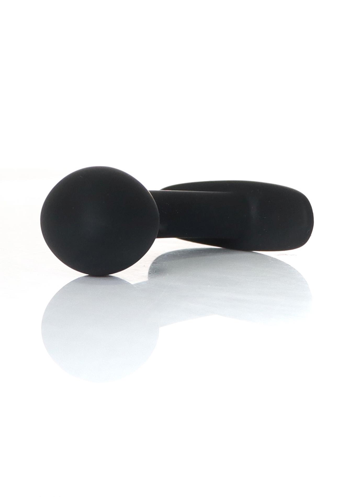 Korek analny Silicone Curved S - anatomiczny kształt — zdjęcie 2