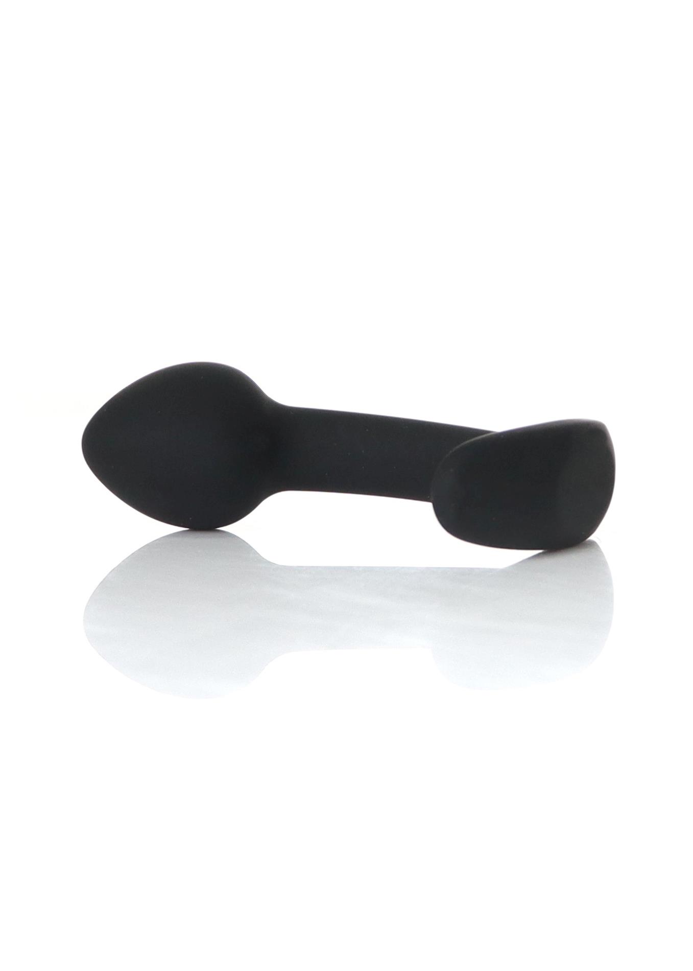 Korek analny Silicone Curved S - anatomiczny kształt — zdjęcie 3