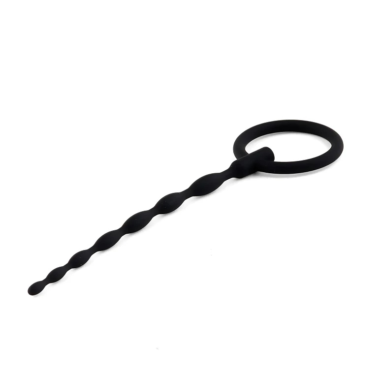 Penis plug no. 01 – silikonowy, falowany, 16 cm