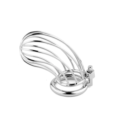 Klatka na penisa Regular – stalowa, 15 cm, 3 pierścienie — zdjęcie 7