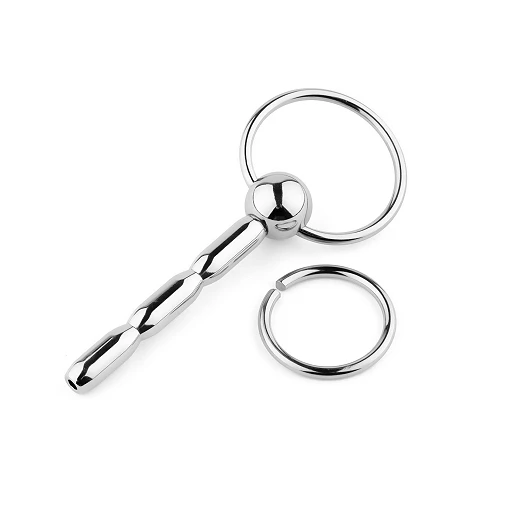Metalowy penis plug no. 03 – stal nierdzewna, kanał, 10 cm