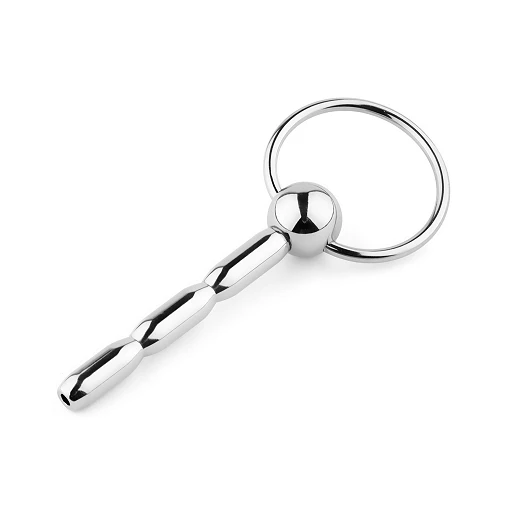 Metalowy penis plug no. 03 – stal nierdzewna, kanał, 10 cm — zdjęcie 2