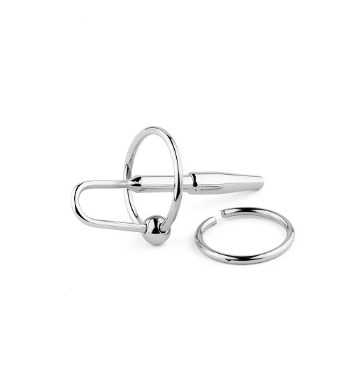 Metalowy plug do cewki no. 05 – stal, 8 cm, pierścień