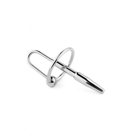 Metalowy plug do cewki no. 05 – stal, 8 cm, pierścień — zdjęcie 2
