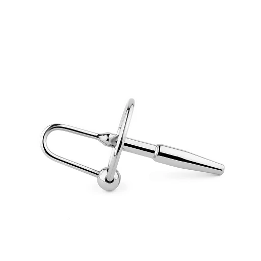 Metalowy plug do cewki no. 05 – stal, 8 cm, pierścień — zdjęcie 3